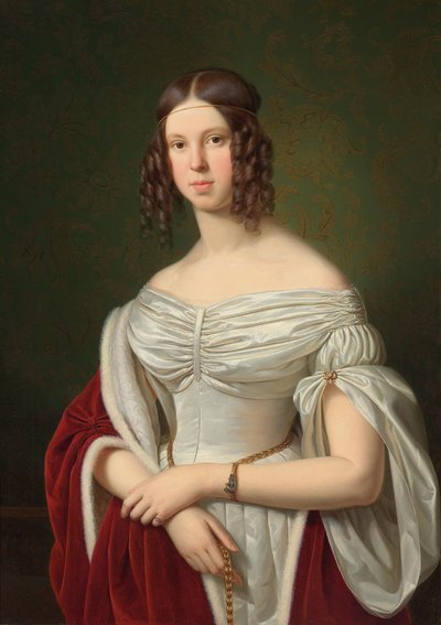 Portrait of Marie Felicitas zu Fürstenberg by Franz Ittenbach